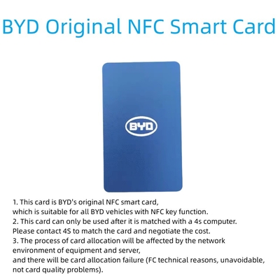블루 BYD 한 에브 송 플러스 킨 플러스 돔 돌고래 NFC 카드 키와 함께 NFC