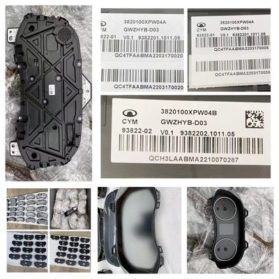 OEM 3820101XPW13A 자동차 기기 클러스터 집합