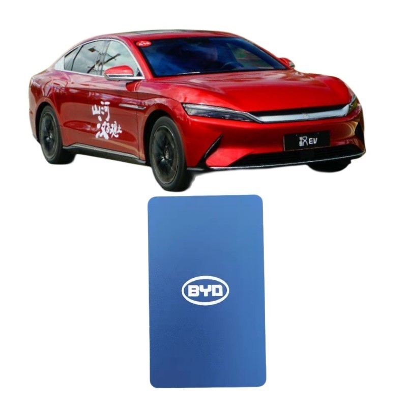 블루 BYD 한 에브 송 플러스 킨 플러스 돔 돌고래 NFC 카드 키와 함께 NFC